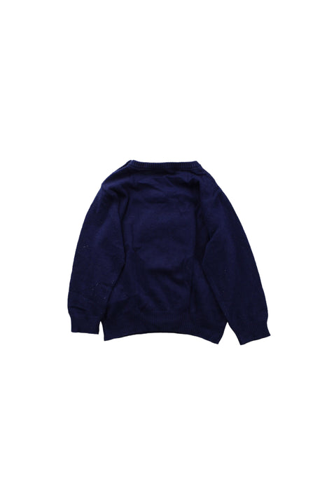 A Blue Knit Sweaters from Moschino in size 2T for boy. (Back View)