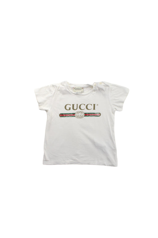 A White Short Sleeve T Shirts from Gucci in size 18-24M for neutral. (Front View)