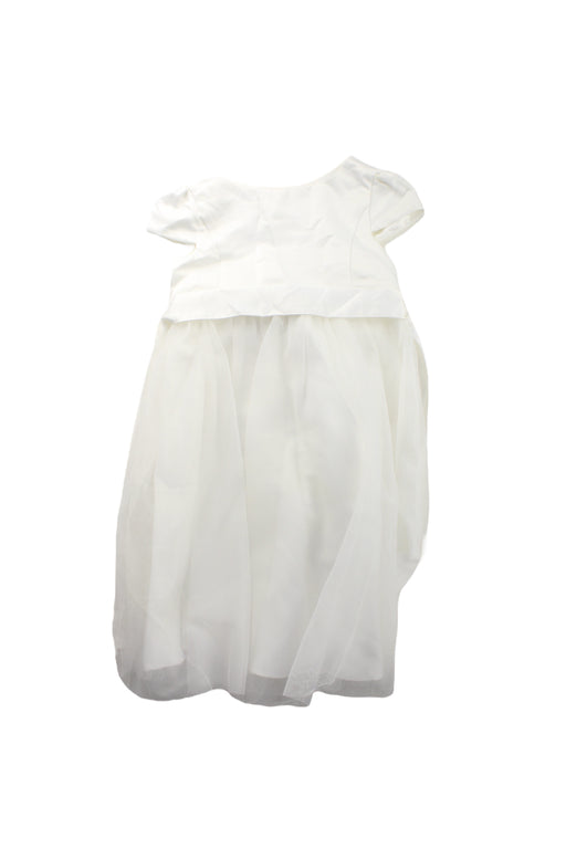 A White Short Sleeve Dresses from Monsoon in size 3T for girl. (Front View)