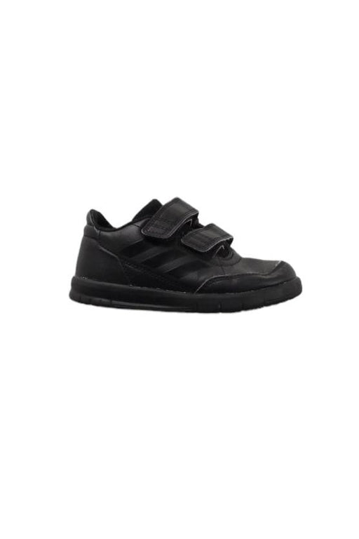 A Black Sneakers from Adidas in size 3T for boy. (Front View)