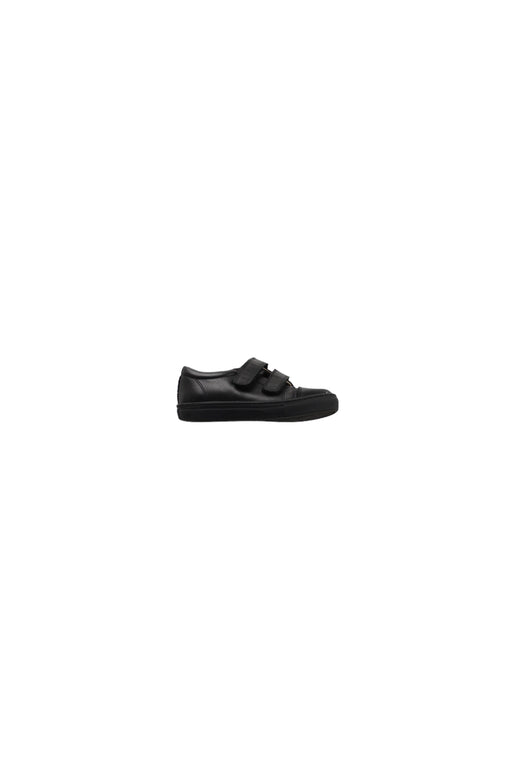 A Black Dress Shoes from Petasil in size 5T for boy. (Front View)