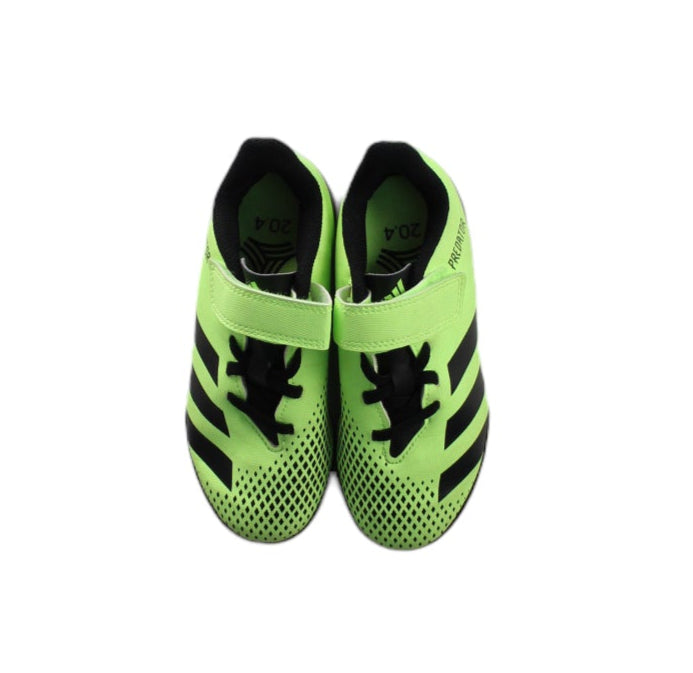 A Green Cleats/Soccer Shoes from Adidas in size 5T for boy. (Back View)
