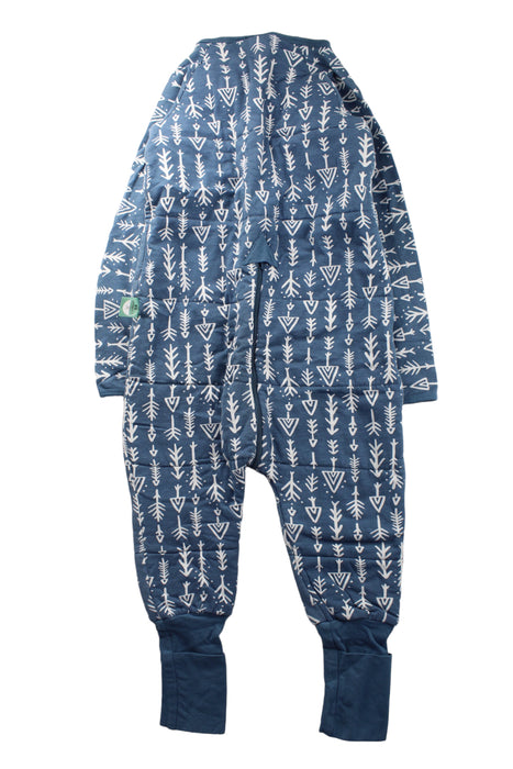 A Blue Sleepsacs from ErgoPouch in size 4T for boy. (Back View)