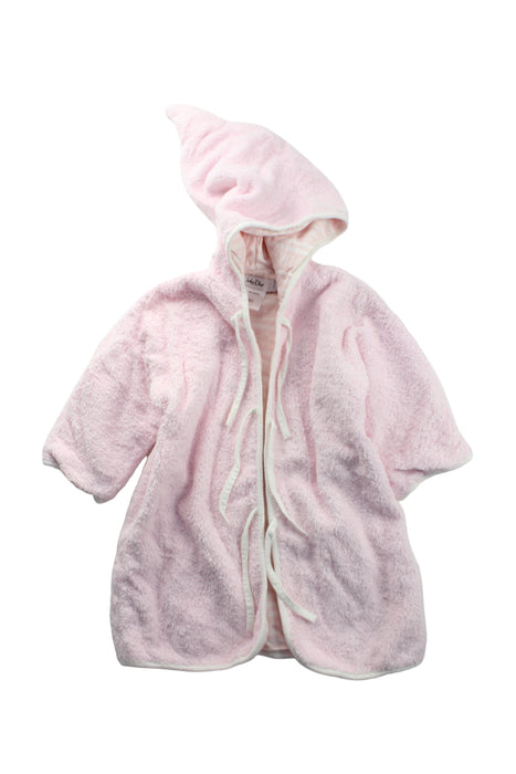 A Pink Bathrobes from Dior in size 12-18M for girl. (Front View)