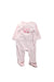 A Pink Onesies from Jacadi in size 3-6M for girl. (Front View)