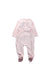 A Pink Onesies from Jacadi in size 3-6M for girl. (Back View)