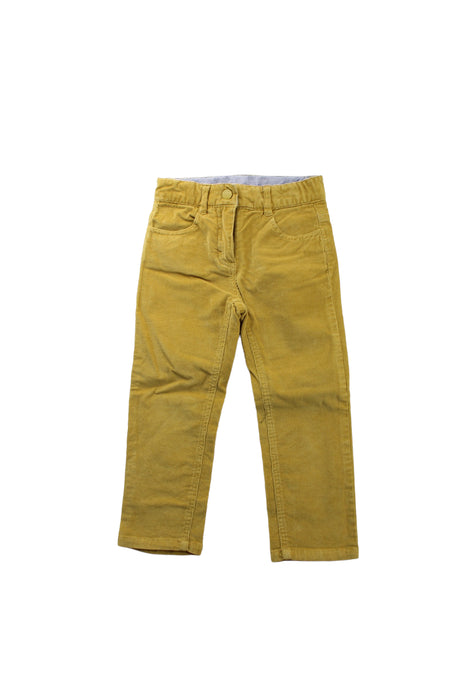 A Yellow Casual Pants from Jacadi in size 3T for boy. (Front View)