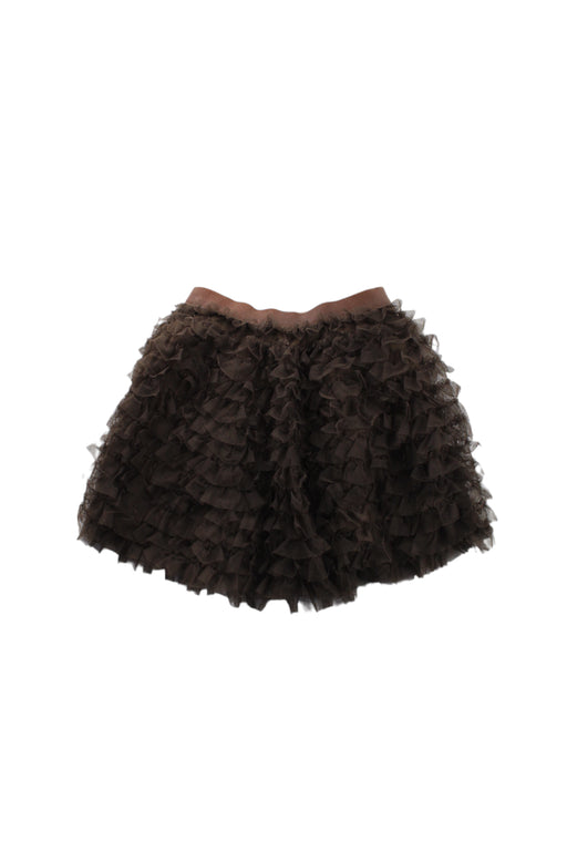 A Brown Short Skirts from Mayoral in size 6T for girl. (Front View)