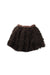 A Brown Short Skirts from Mayoral in size 6T for girl. (Back View)