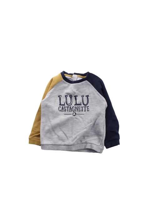 A Grey Crewneck Sweatshirts from LuluCastagnette in size 2T for boy. (Front View)