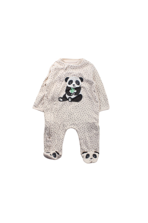 A Black Onesies from Jojo Maman Bébé in size 0-3M for boy. (Front View)