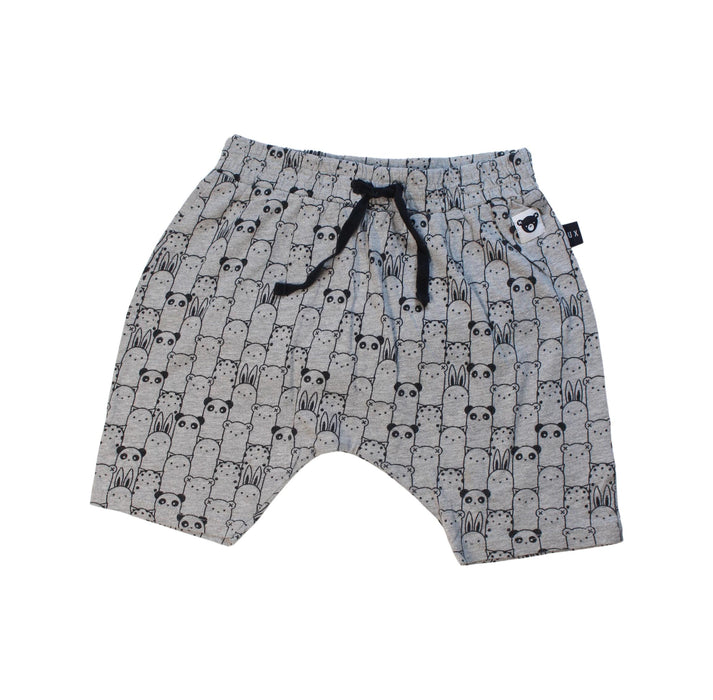 A Grey Shorts from Hux in size 5T for neutral. (Front View)