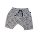 A Grey Shorts from Hux in size 5T for neutral. (Front View)