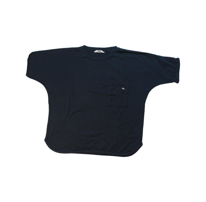 A Navy Short Sleeve T Shirts from FITH in size 8Y for girl. (Front View)