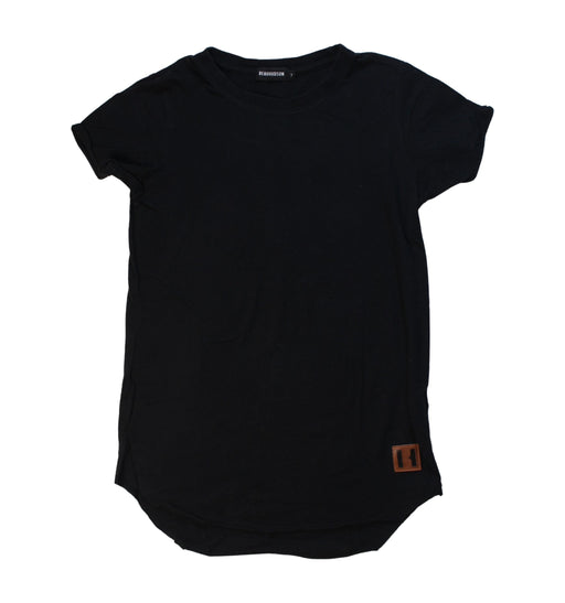 A Black Short Sleeve T Shirts from Beau Hudson in size 7Y for boy. (Front View)