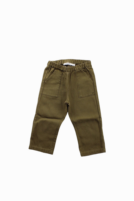 A Brown Casual Pants from Bonpoint in size 2T for boy. (Front View)