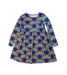 A Multicolour Long Sleeve Dresses from Boden in size 7Y for girl. (Front View)