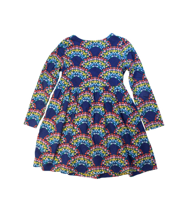 A Multicolour Long Sleeve Dresses from Boden in size 7Y for girl. (Back View)