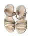 A Beige Sandals from Geox in size 7Y for girl. (Back View)