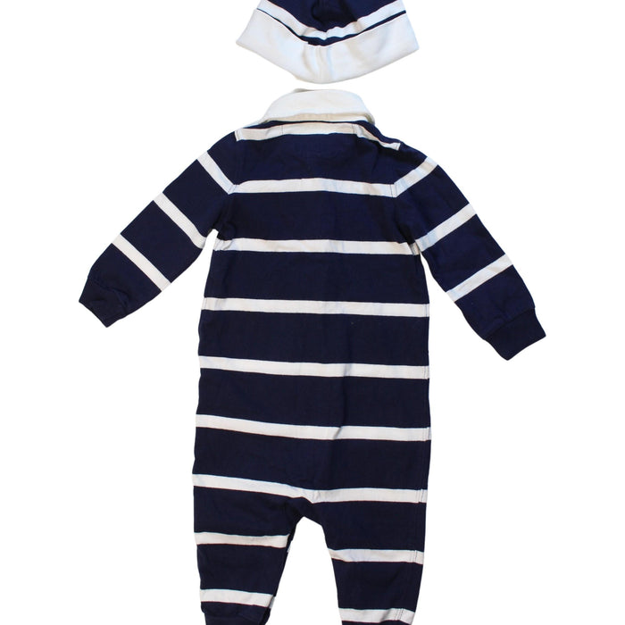 A Navy Long Sleeve Jumpsuits from Ralph Lauren in size 6-12M for boy. (Back View)