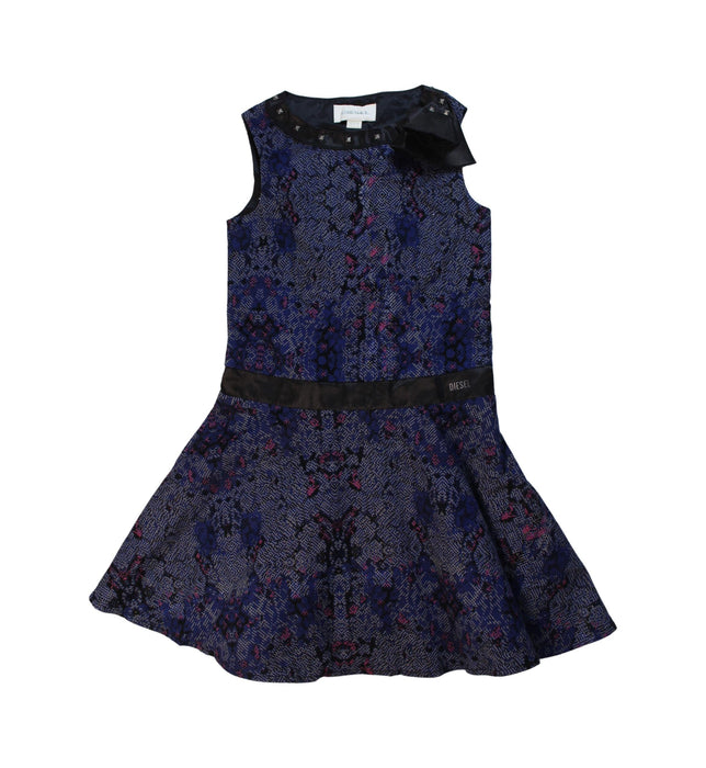 A Multicolour Sleeveless Dresses from Diesel in size 8Y for girl. (Front View)