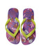 A Multicolour Flip Flops from Havaianas in size 7Y for girl. (Back View)