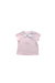 A Pink Short Sleeve Tops from Jacadi in size 6-12M for girl. (Front View)