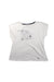 A White Short Sleeve Tops from Massimo Dutti in size 11Y for girl. (Front View)