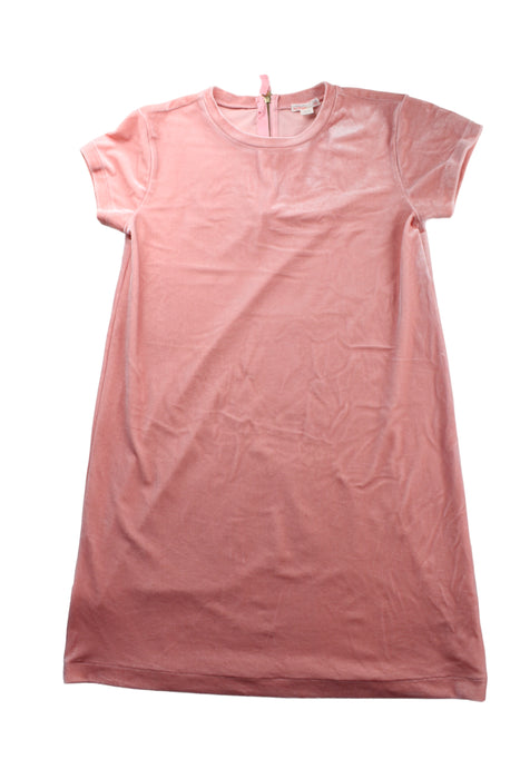 A Pink Short Sleeve Dresses from Crewcuts in size 12Y for girl. (Front View)