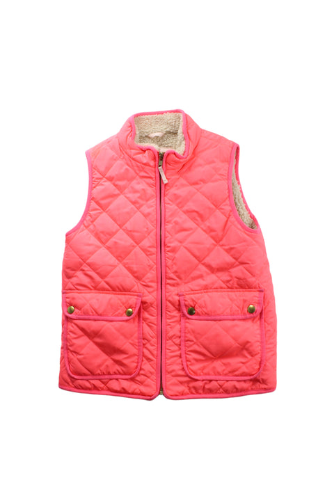 A Pink Outerwear Vests from Crewcuts in size 10Y for girl. (Front View)