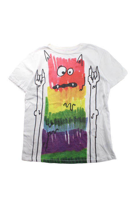 A White Short Sleeve T Shirts from Stella McCartney in size 12Y for boy. (Front View)