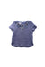 A Purple Short Sleeve Tops from Monsoon in size 5T for girl. (Front View)