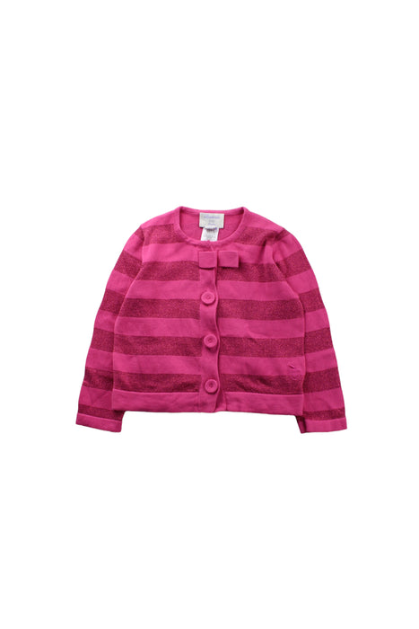 A Pink Cardigans from Bonnie Baby in size 2T for girl. (Front View)