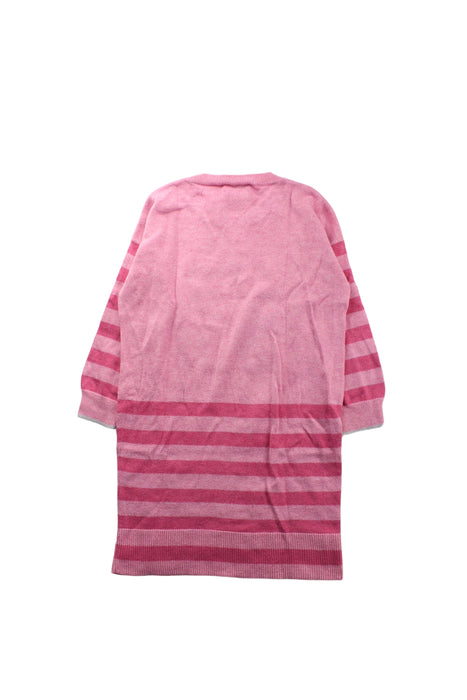 A Pink Sweater Dresses from Bonpoint in size 4T for girl. (Back View)