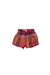 A Red Shorts from Il Gufo in size 4T for girl. (Front View)