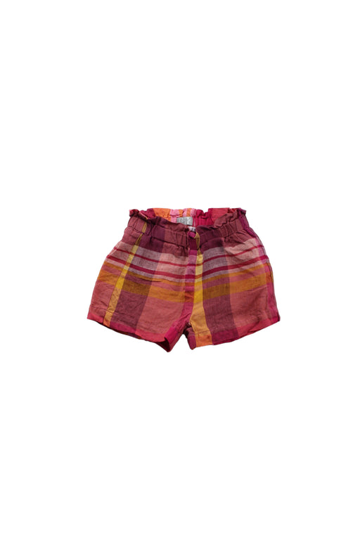 A Red Shorts from Il Gufo in size 4T for girl. (Front View)