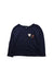 A Blue Long Sleeve T Shirts from Chloe in size 6T for girl. (Front View)