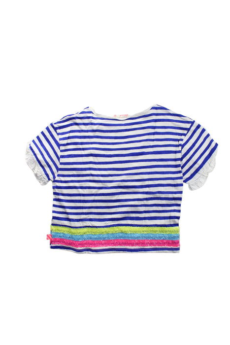 A Blue Short Sleeve Tops from Billieblush in size 8Y for girl. (Back View)