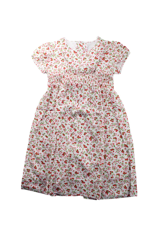 A White Short Sleeve Dresses from La Coqueta in size 8Y for girl. (Front View)