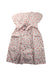 A White Short Sleeve Dresses from La Coqueta in size 8Y for girl. (Back View)