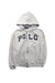 A White Zippered Sweatshirts from Polo Ralph Lauren in size 7Y for boy. (Front View)