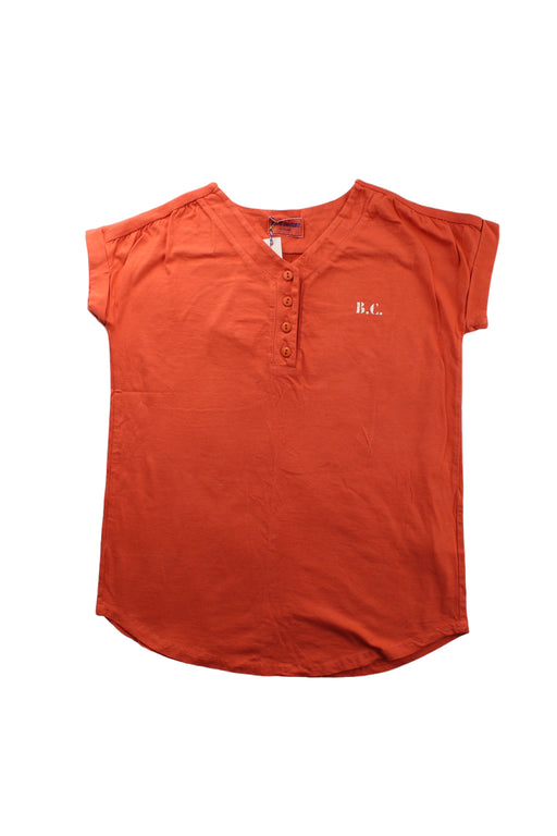 A Orange Short Sleeve Tops from Bobo Choses in size 4T for girl. (Front View)