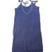 A Blue Sleeveless Dresses from Excuse My French in size 10Y for girl. (Back View)