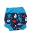 A Multicolour Swim Diapers from Splash About in size 2T for neutral. (Back View)