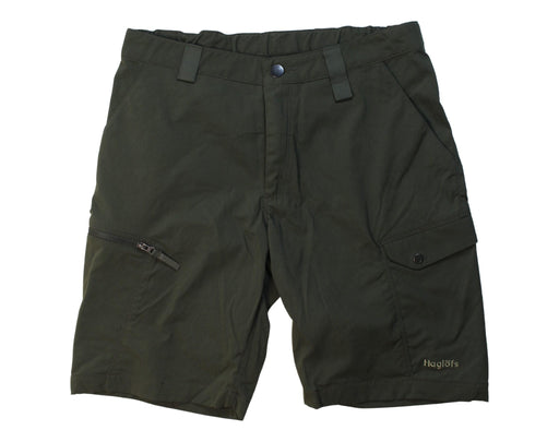 A Green Shorts from Haglöfs in size 14Y for boy. (Front View)