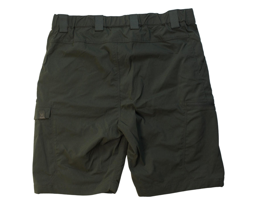 A Green Shorts from Haglöfs in size 14Y for boy. (Back View)