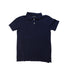 A Navy Short Sleeve Polos from Crewcuts in size 12Y for boy. (Front View)