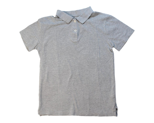 A Grey Short Sleeve Polos from Crewcuts in size 12Y for boy. (Front View)