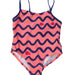 A Multicolour Swimsuits from DPAM in size 4T for girl. (Front View)