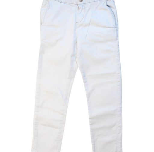 A White Casual Pants from Bonpoint in size 4T for boy. (Front View)